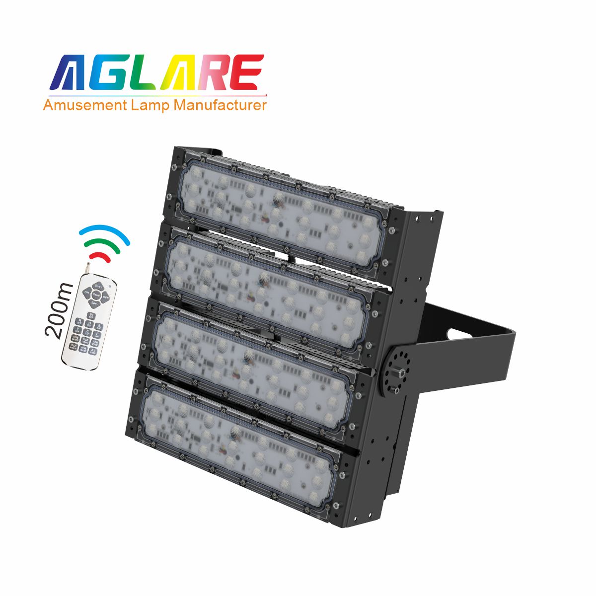 200W RGB彩色投光灯,变色户外射灯带？？仄